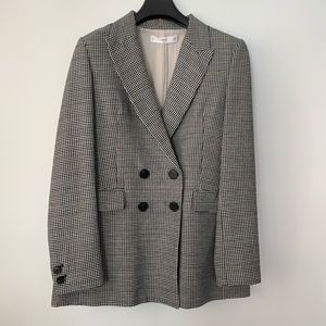 Mango check blazer